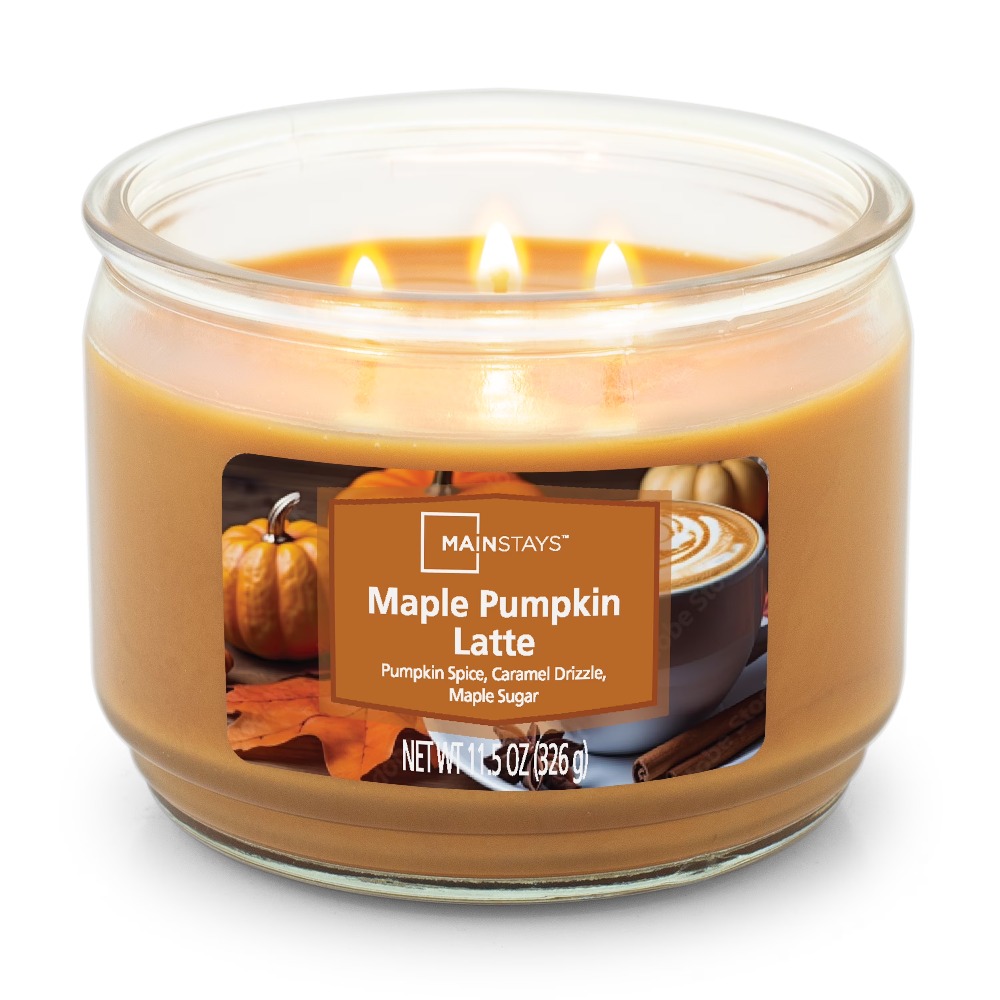 Maple Pumpkin Latte Scented Tr - đánh giá và giá Holiday Candle Set