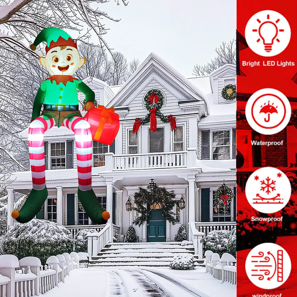 8FT Christmas Inflatable Trim  - đánh giá và giá Christmas Lights Outdoor