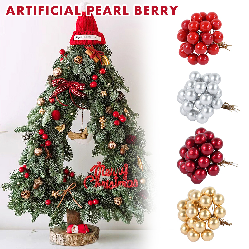 100/200pcs Pearl Stamens Mini  - đánh giá và giá Christmas Wreath Fake