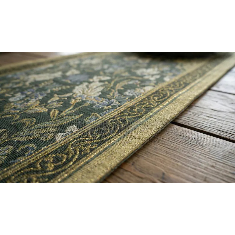 VIKAMA Art Deco Floral Table R - đánh giá và giá Christmas Table Runner