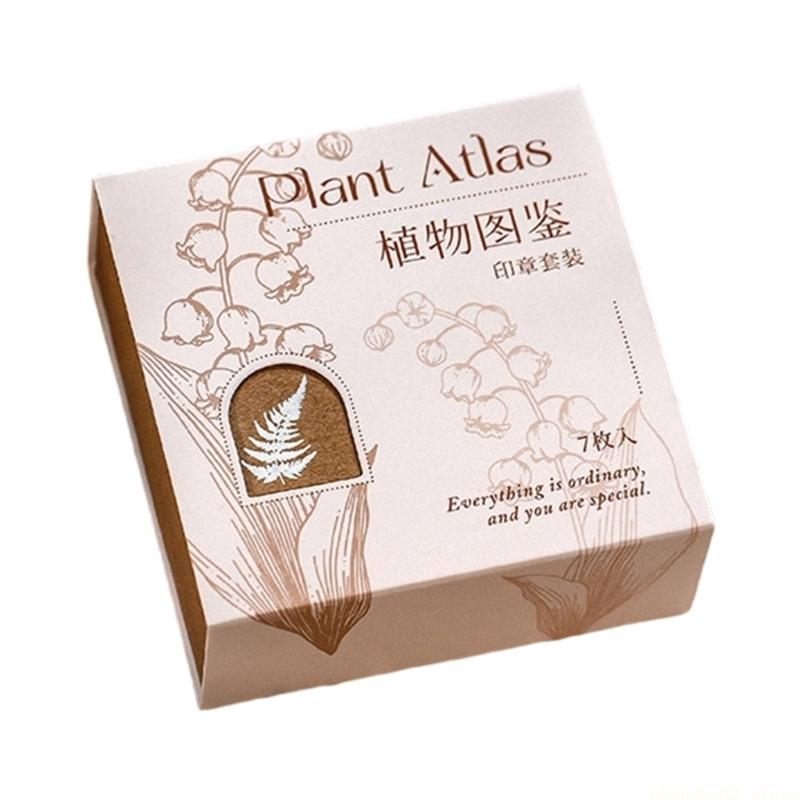 Block Paper Craft Set 7 Piece  - đánh giá và giá Gift Box Wrap Set
