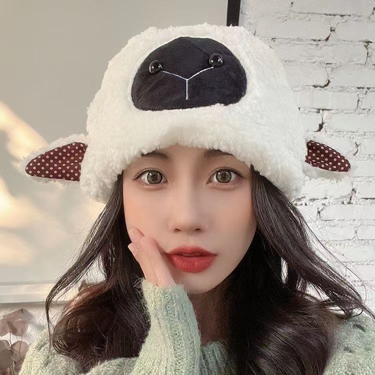 Black Nose Sheep Plush Hat Sup - đánh giá và giá Santa Hat Plush