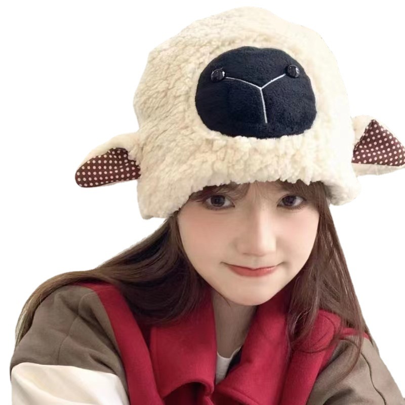 Black Nose Sheep Plush Hat Sup - đánh giá và giá Santa Hat Plush