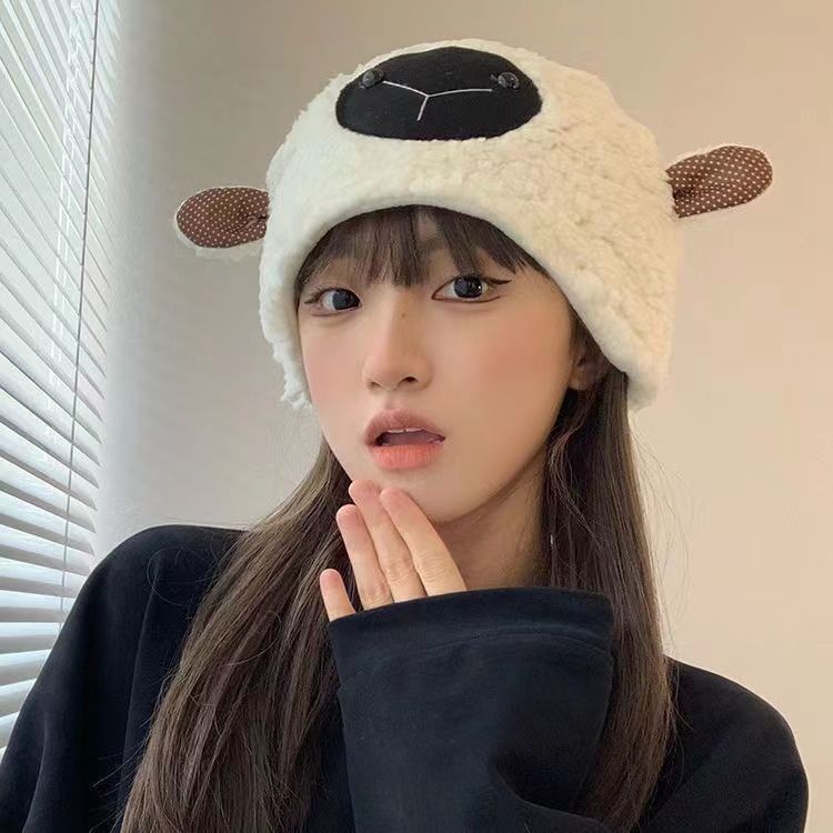 Black Nose Sheep Plush Hat Sup - đánh giá và giá Santa Hat Plush