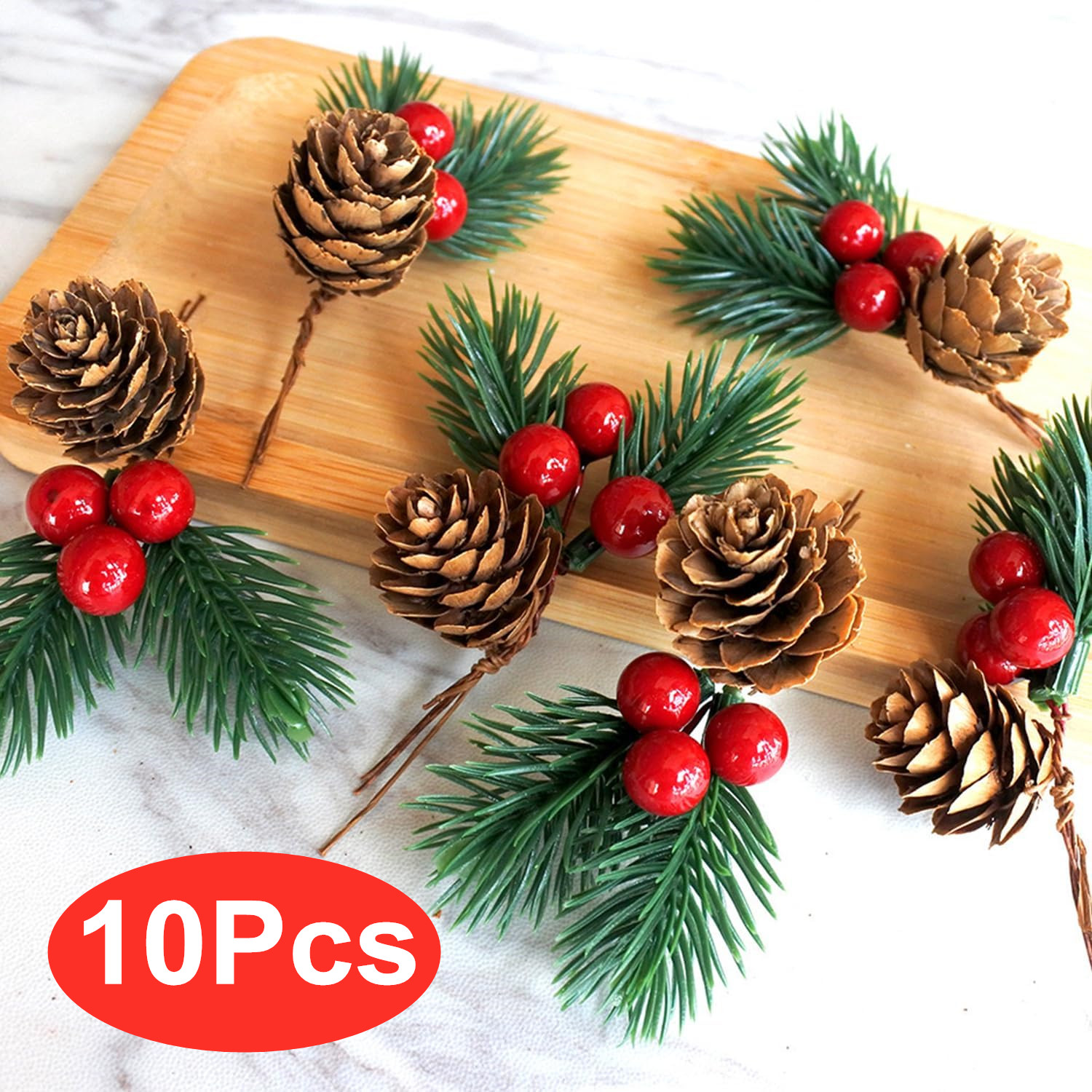 5/10Pcs Christmas Pine Cone Ar - đánh giá và giá Christmas Tree Artificial