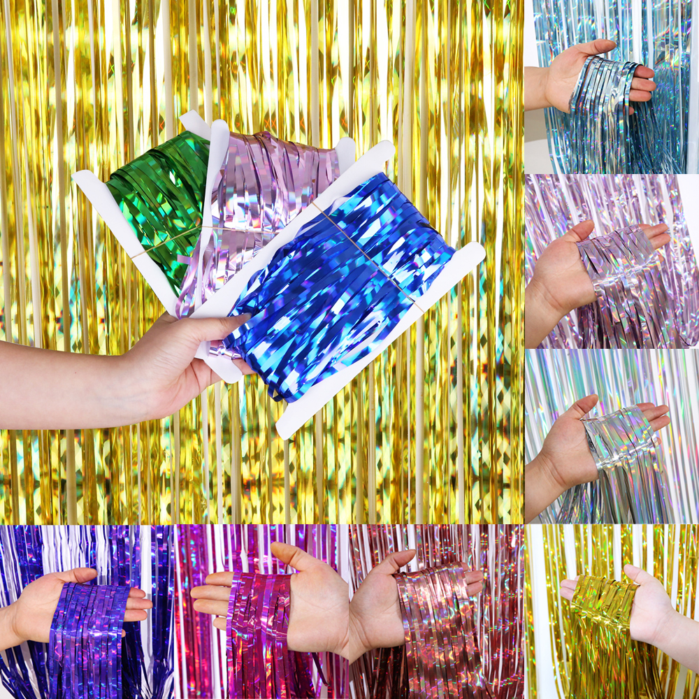 2M Gorgeous Party Backdrop Gli - đánh giá và giá Tinsel Garland Decoration