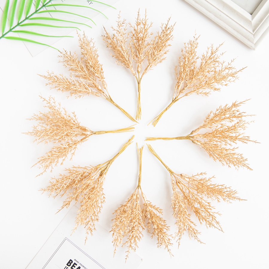6Pcs Artificial Plants Autumn  - đánh giá và giá Christmas Wreath Fake