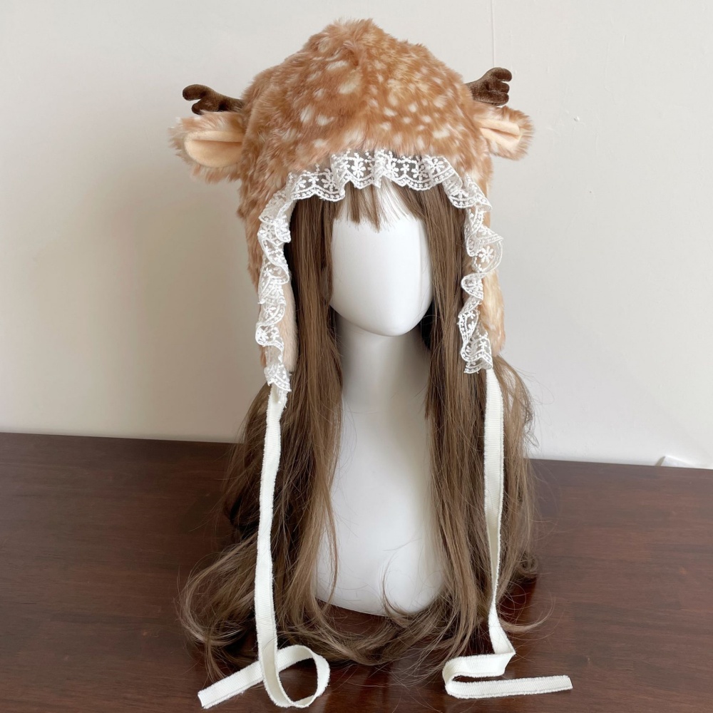 Japanese Furry Bomber Hats Chr - đánh giá và giá Santa Hat Plush