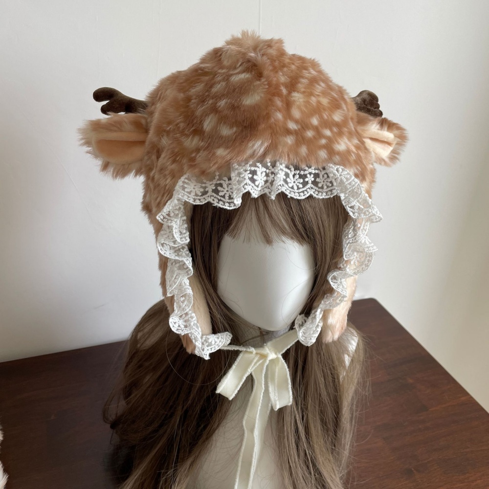 Japanese Furry Bomber Hats Chr - đánh giá và giá Santa Hat Plush