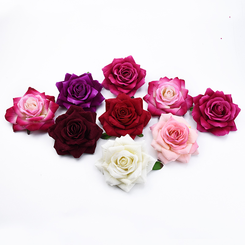 50PCS 10CM Big Roses Artificia - đánh giá và giá Christmas Wreath Fake