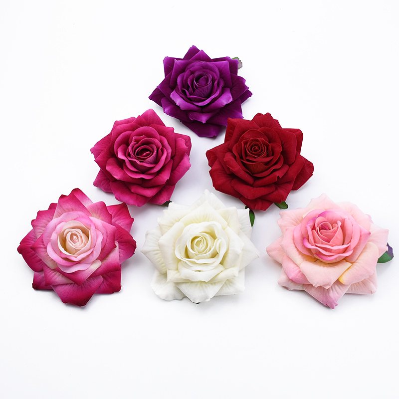 50PCS 10CM Big Roses Artificia - đánh giá và giá Christmas Wreath Fake