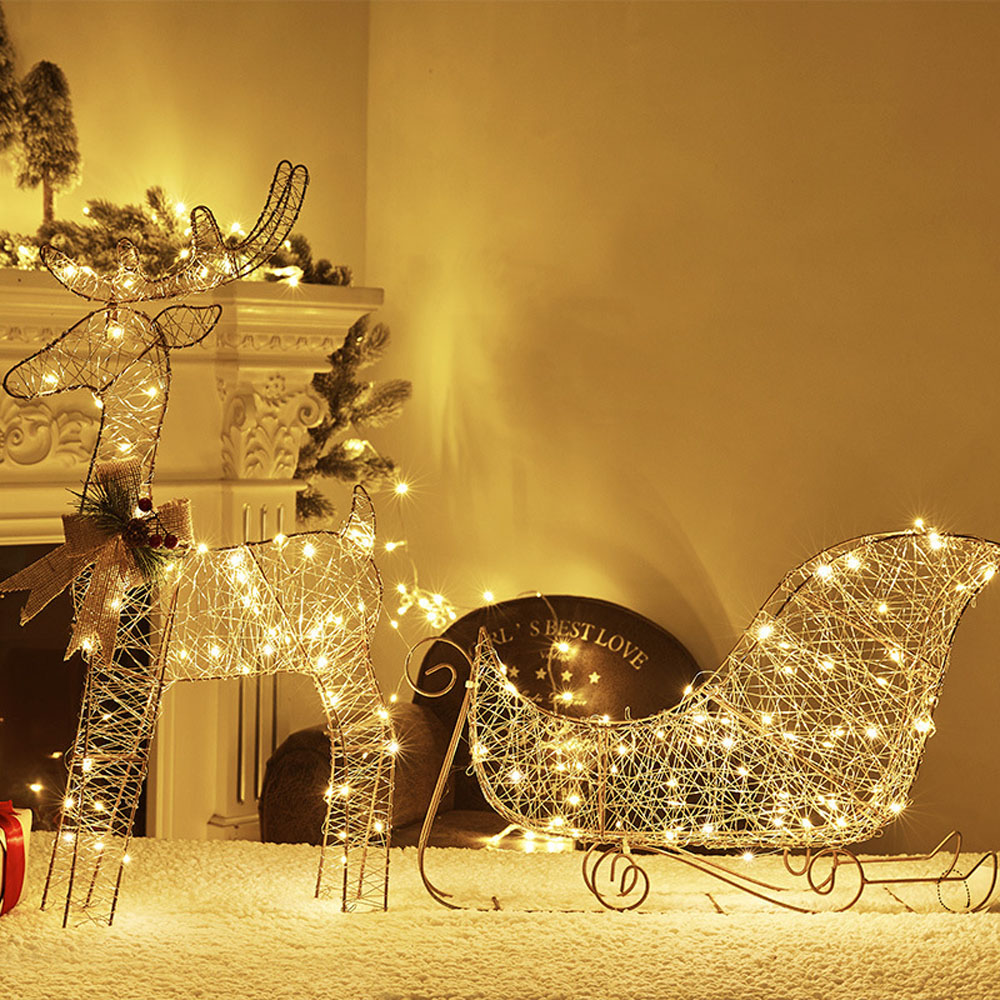 3 PCS Garden Lights String 2D  - đánh giá và giá Christmas Lights Outdoor