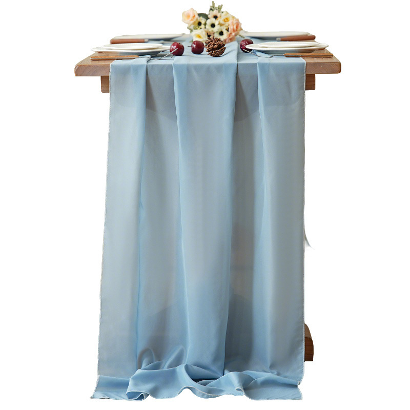 Thickened chiffon table runner - đánh giá và giá Christmas Table Runner