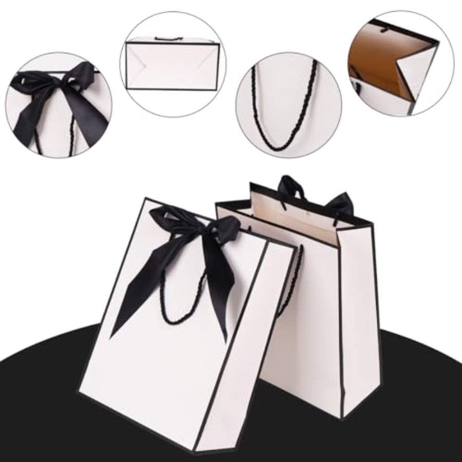 Gift Bags for Presents, 2 Pack - đánh giá và giá Ribbon Bow Gift
