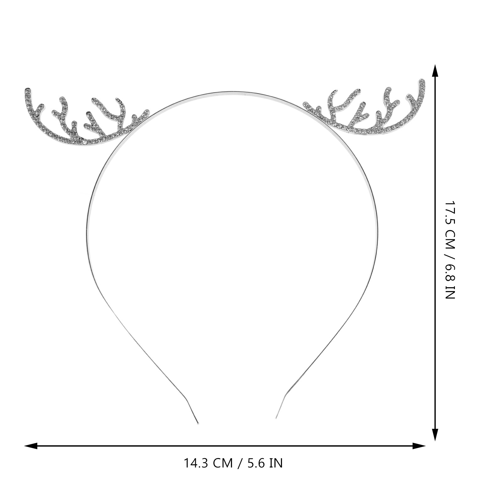 Crystal Rhinestone Antler Head - đánh giá và giá Reindeer Antlers Headband