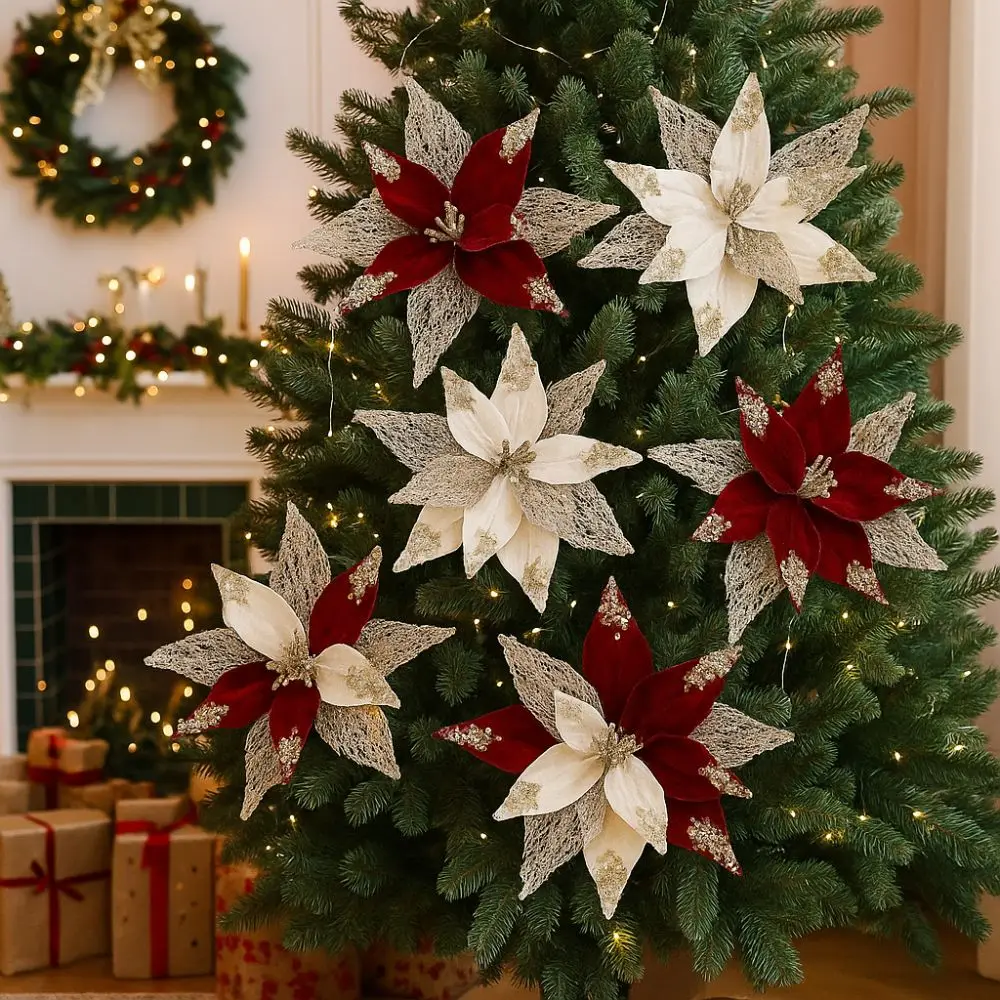 29cm Artificial Christmas Flow - đánh giá và giá Christmas Wreath Fake
