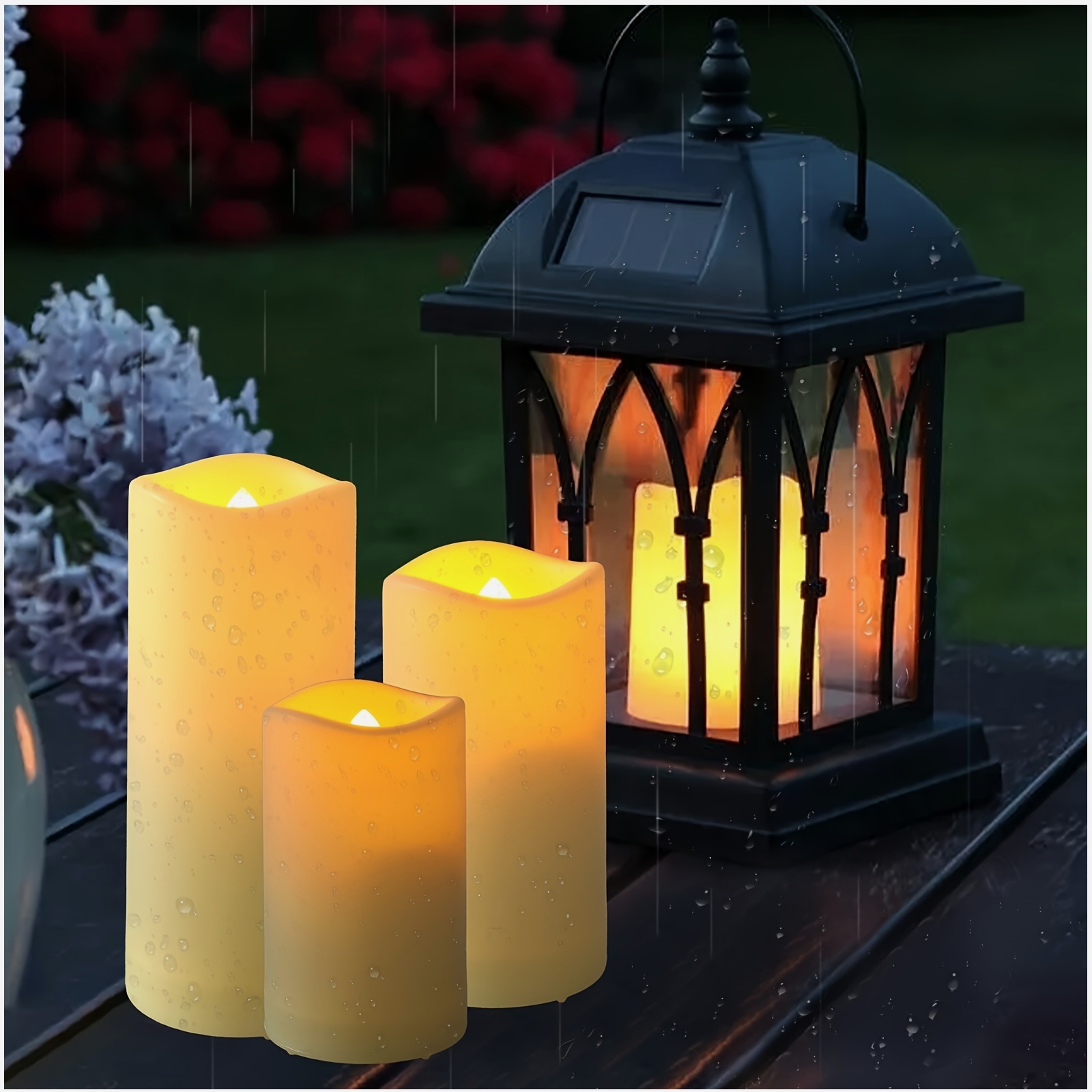 72-Piece Flameless Flickering  - đánh giá và giá Holiday Candle Set