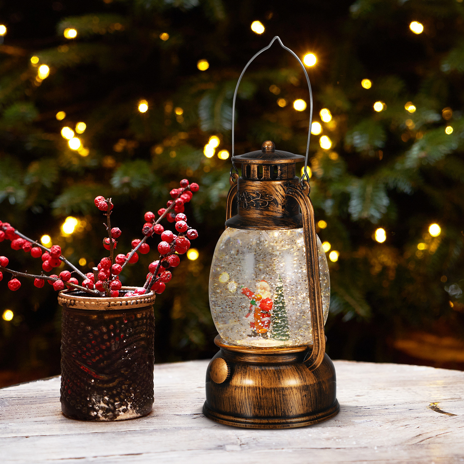 Musical Christmas Snow Globe L - đánh giá và giá Snow Globe Musical