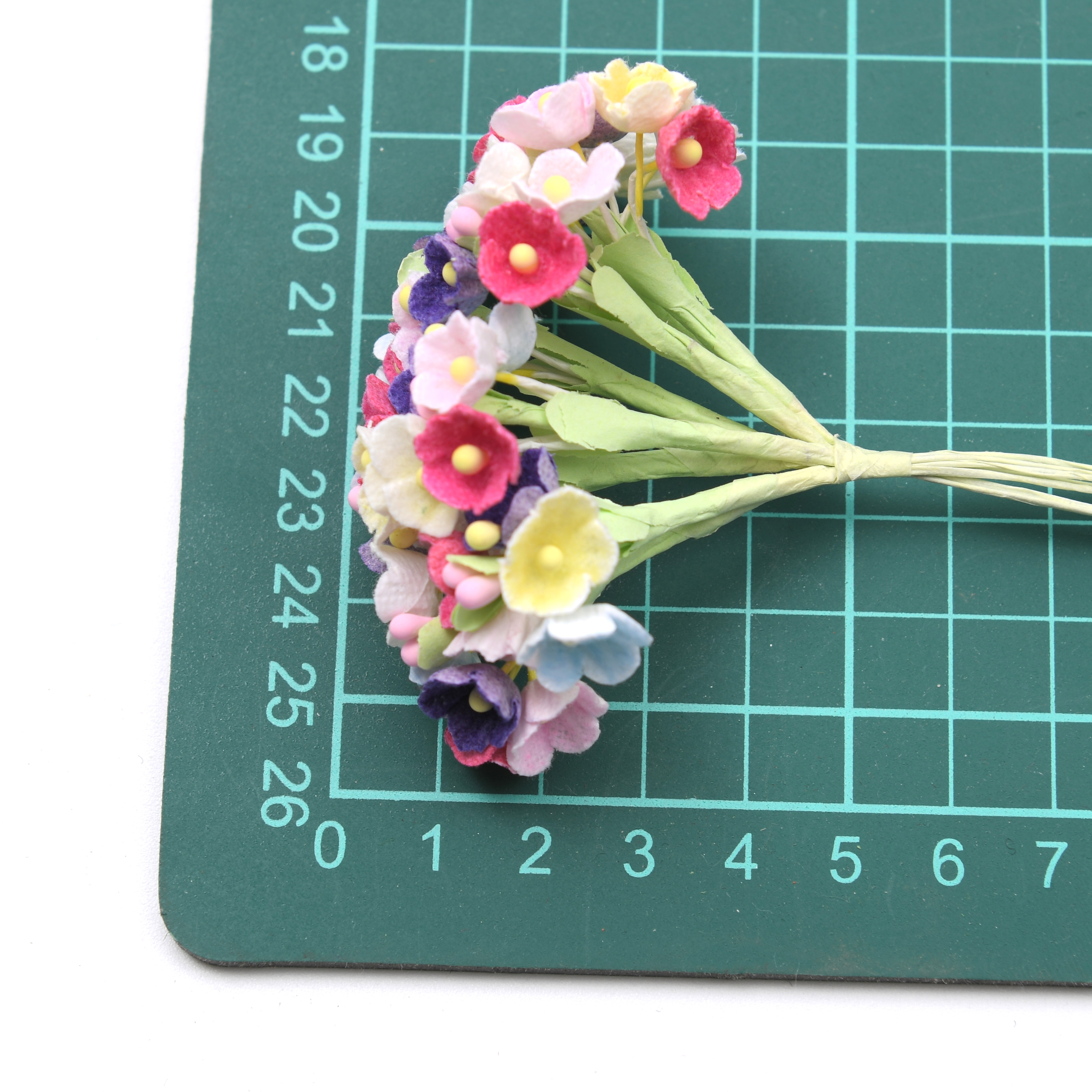 8pcs/1bunch Mini Paper Rose Fl - đánh giá và giá Christmas Wreath Fake