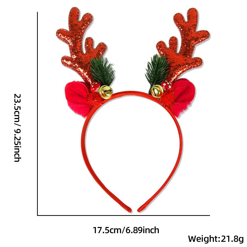 1 Piece/5Pcs Funny Santa Claus - đánh giá và giá Reindeer Antlers Headband