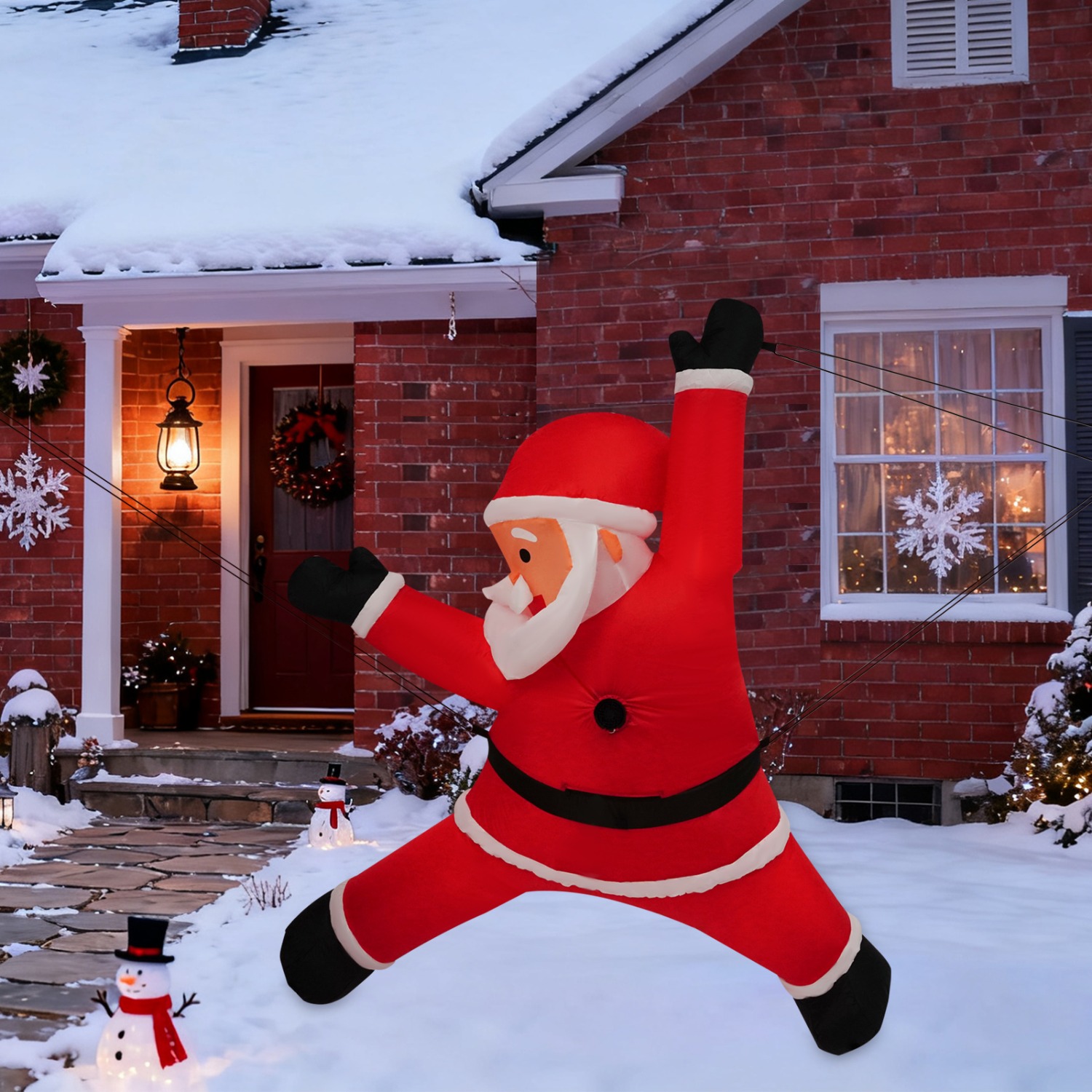 5.9FT Hanging Christmas Inflat - đánh giá và giá Christmas Lights Outdoor