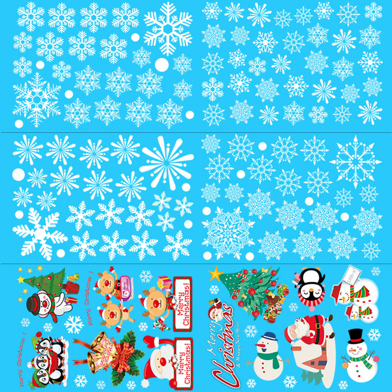 Christmas Window Cling Sticker - đánh giá và giá Snowflake Window Decal