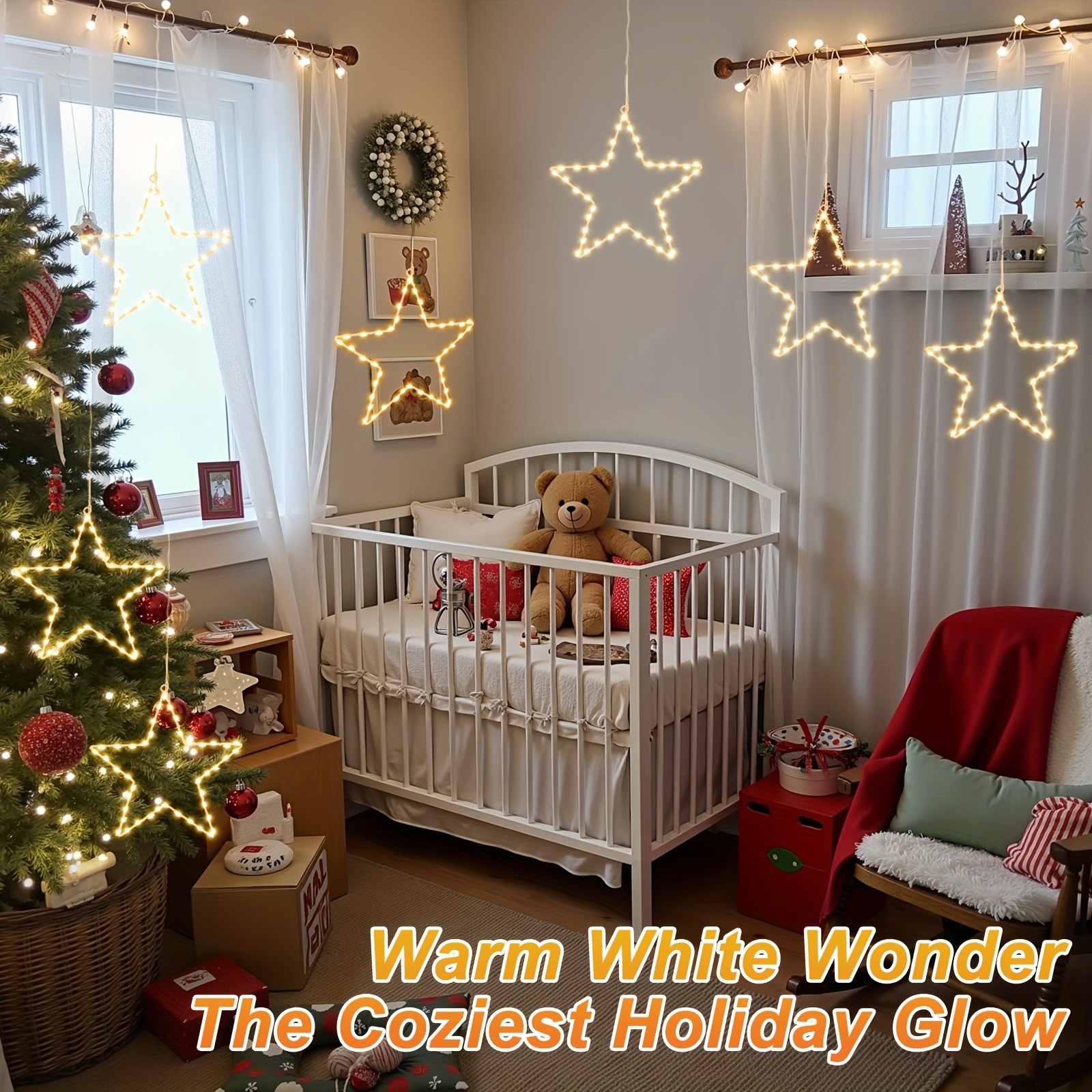 6/3pcs Battery Operated Hangin - đánh giá và giá Christmas Lights Outdoor