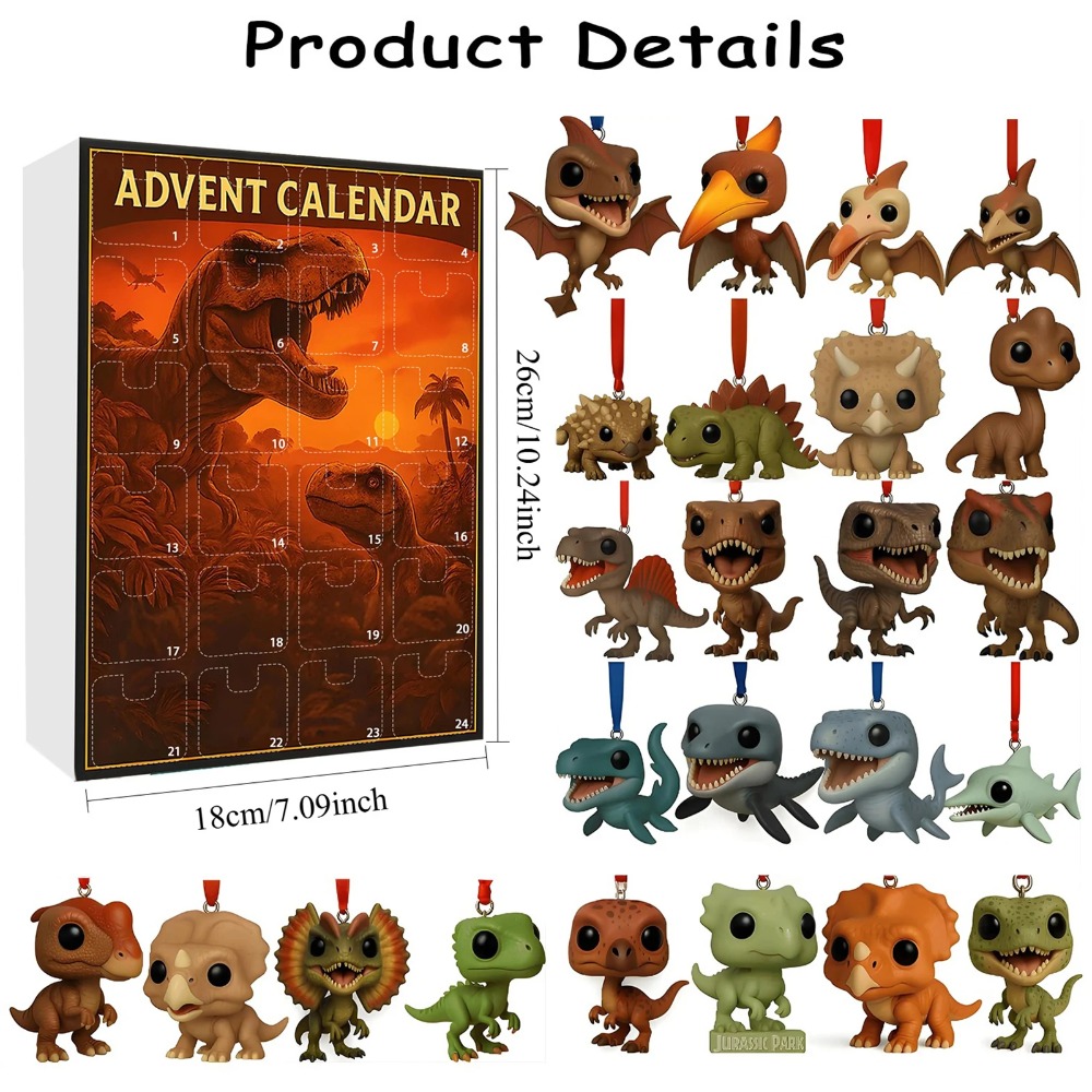 Dinosaur Park Christmas Countd - đánh giá và giá Advent Calendar Gift