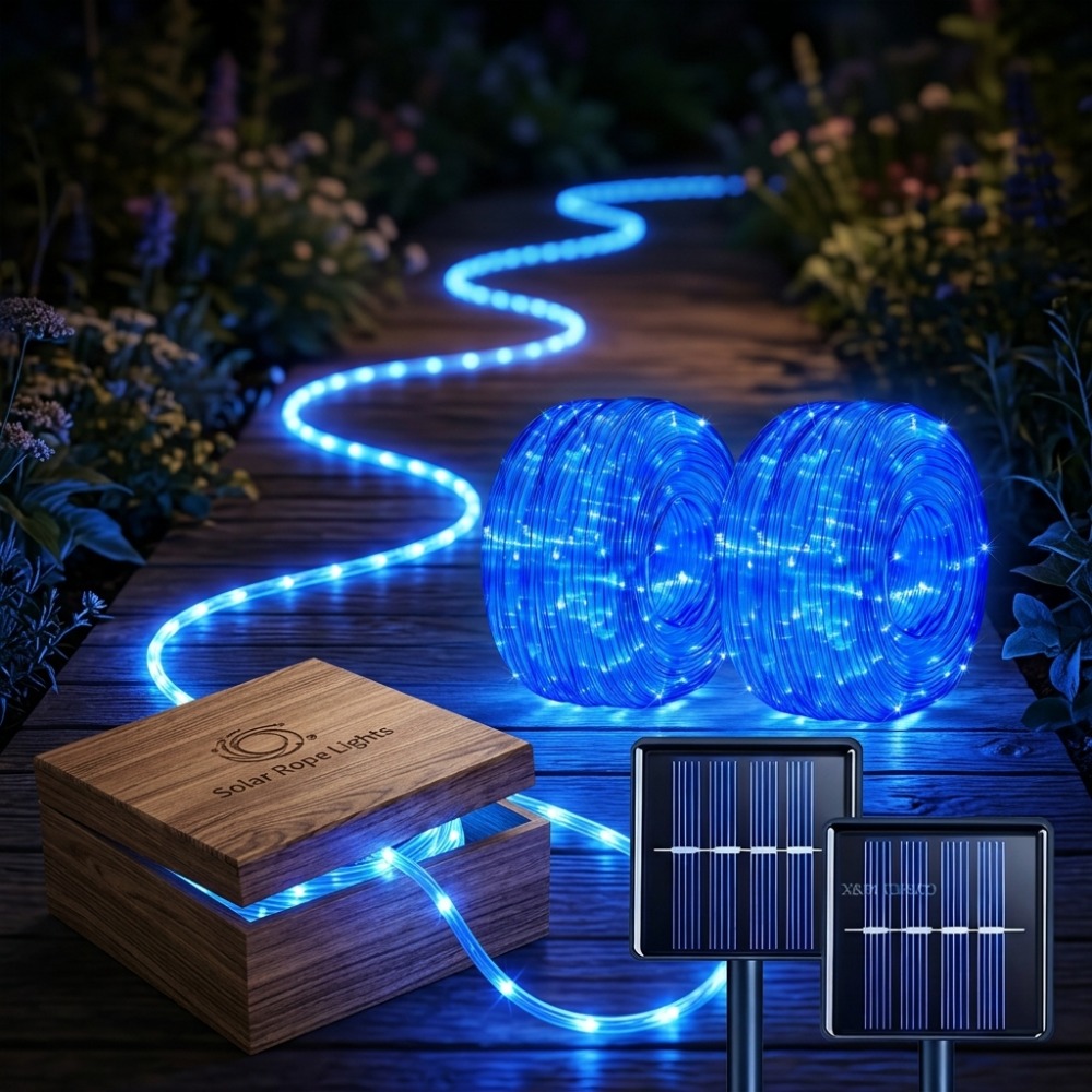 Outdoor Solar LED String Light - đánh giá và giá Christmas Lights Outdoor