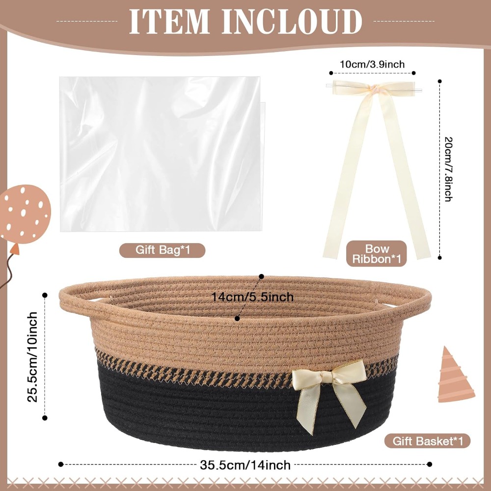 Woven Basket for Gift Empty wi - đánh giá và giá Gift Box Wrap Set