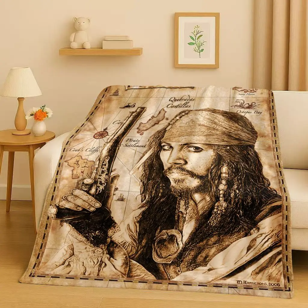 3D  Pirates of The Caribbean J - đánh giá và giá Christmas Throw Blanket