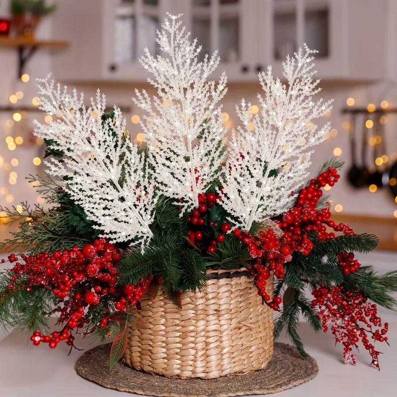 24pcs Christmas Artificial Pin - đánh giá và giá Christmas Wreath Fake