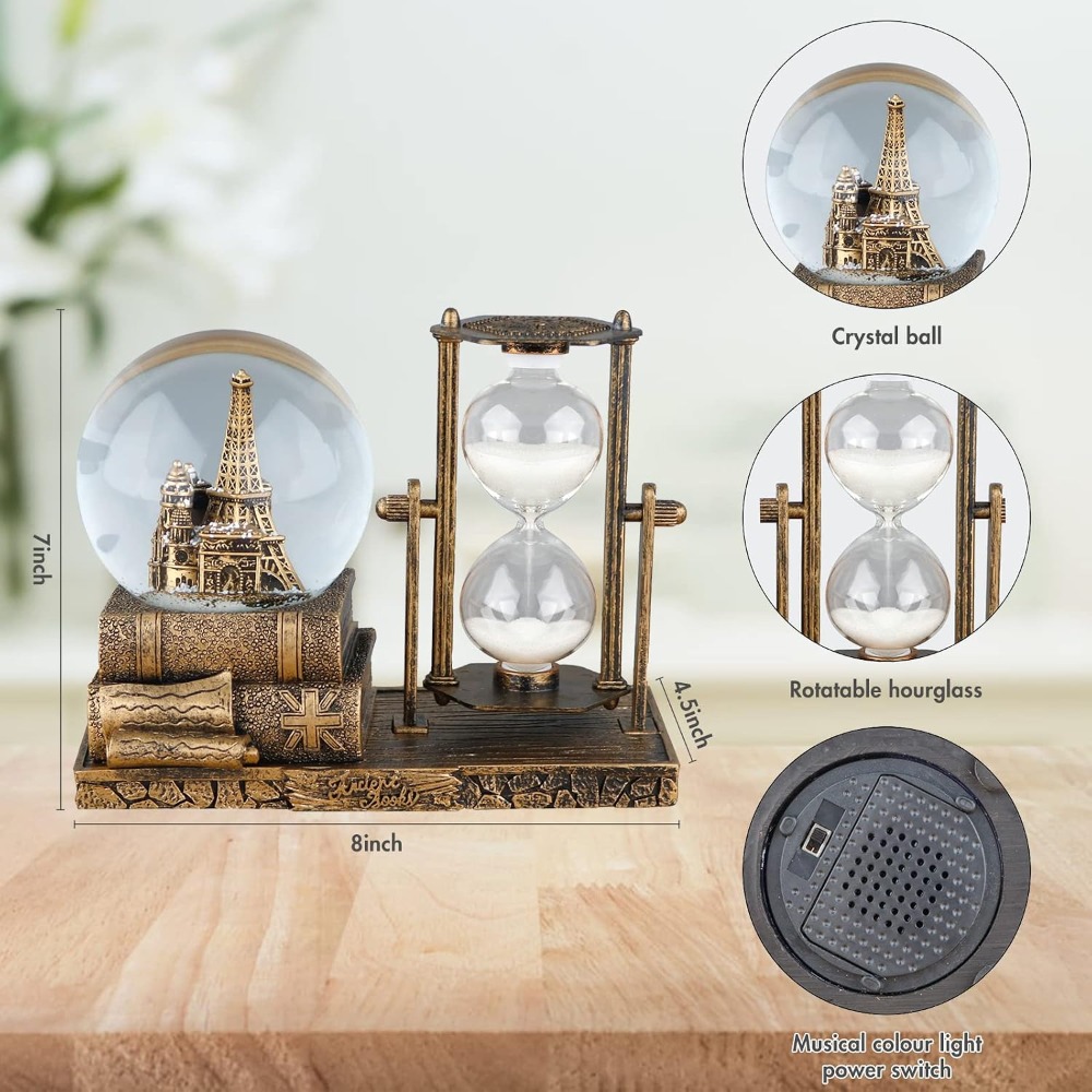 LED Music Crystal Snow Globe H - đánh giá và giá Snow Globe Musical