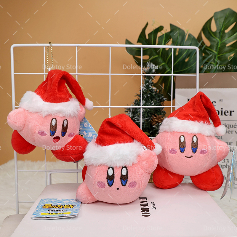 36 Styles Kirby Keychain Plush - đánh giá và giá Santa Hat Plush