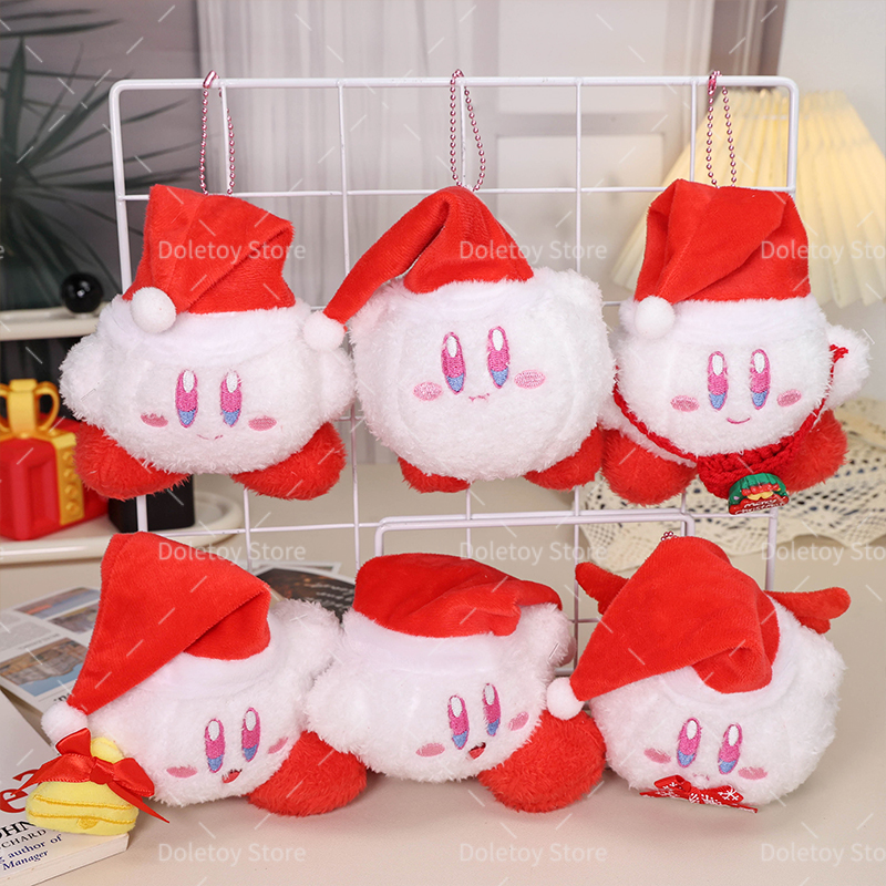36 Styles Kirby Keychain Plush - đánh giá và giá Santa Hat Plush