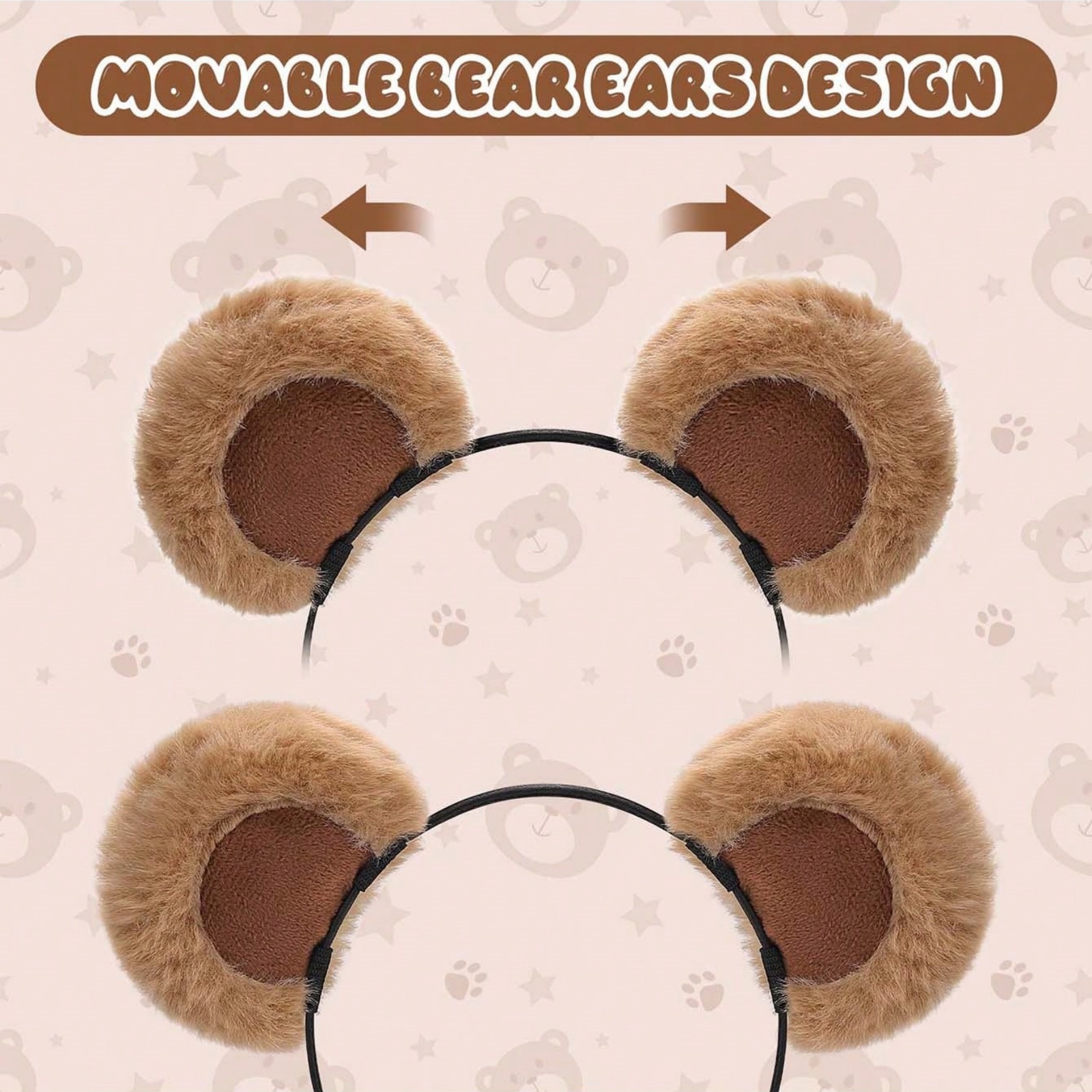 1pc Valentine's Day Brown Bear - đánh giá và giá Reindeer Antlers Headband