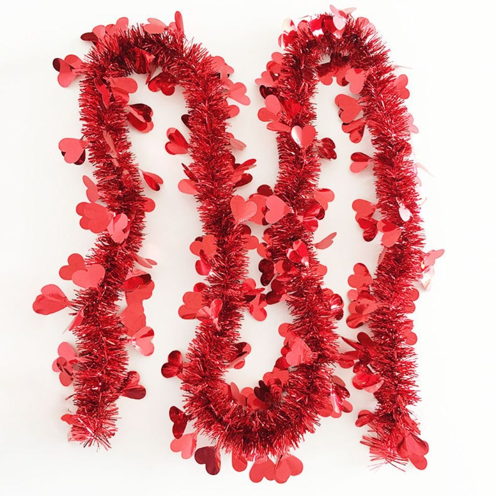 2M Heart Tinsel Garland Love S - đánh giá và giá Tinsel Garland Decoration