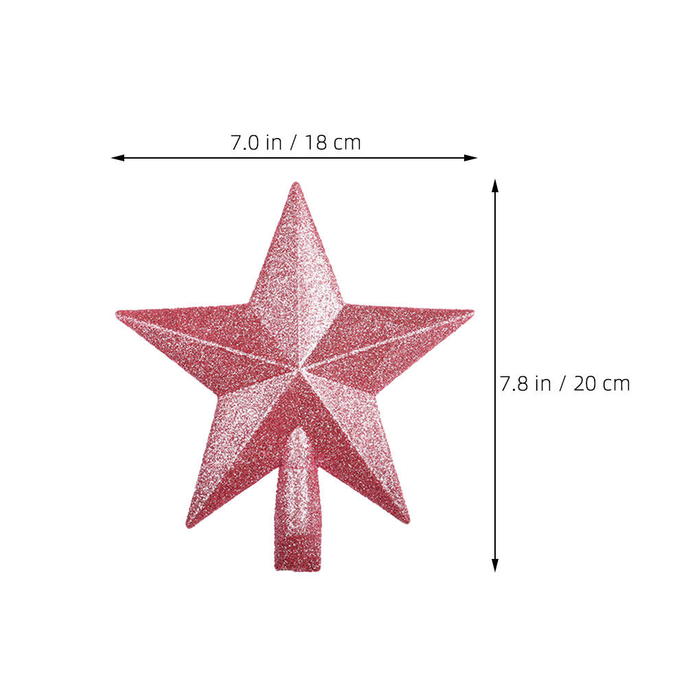 3Pcs 20Cm Small Pink Glitter S - đánh giá và giá Star Tree Topper