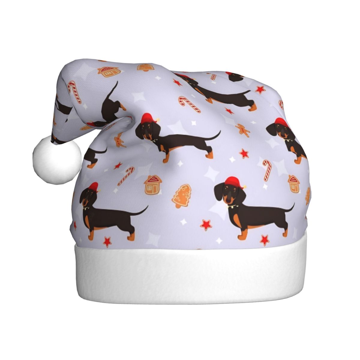 Dachshund Plush Kawaii Christm - đánh giá và giá Santa Hat Plush