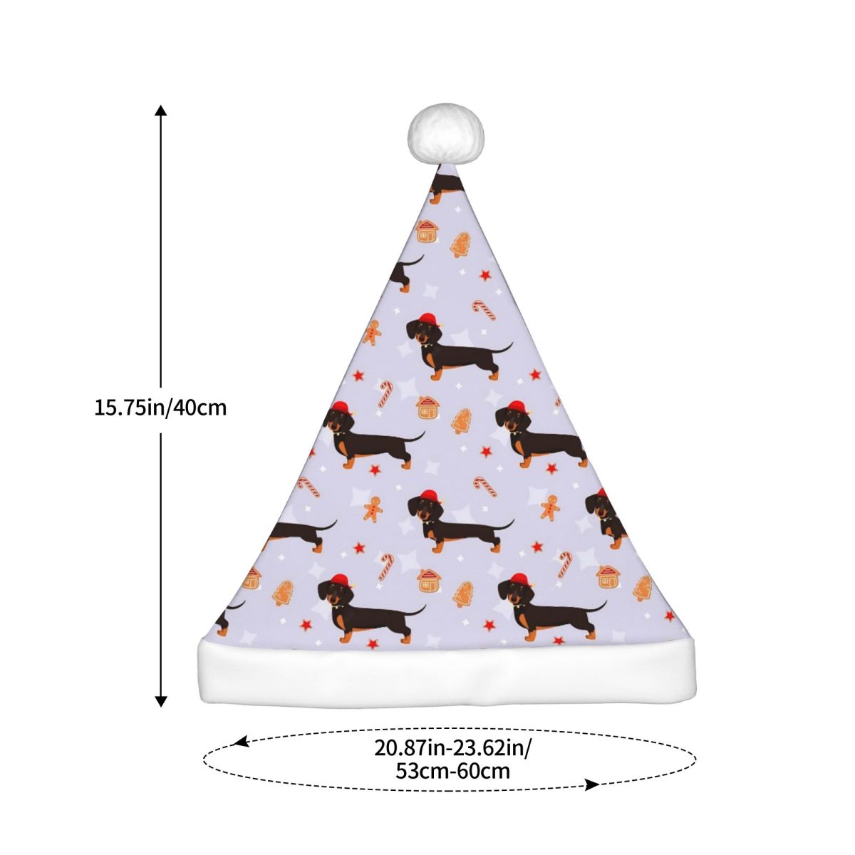 Dachshund Plush Kawaii Christm - đánh giá và giá Santa Hat Plush
