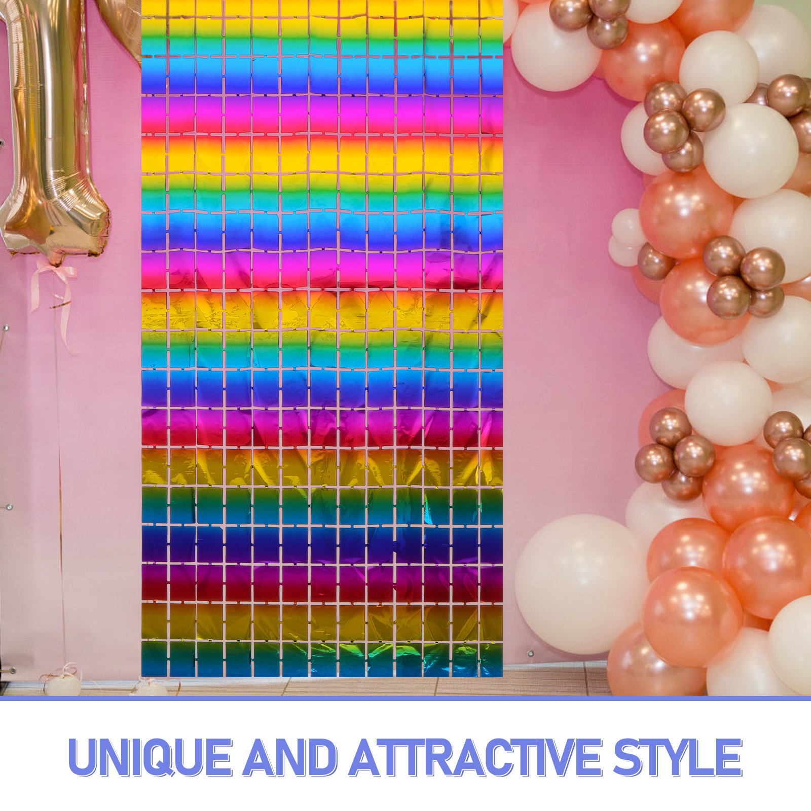 Square Tinsel Door Curtain Rai - đánh giá và giá Tinsel Garland Decoration