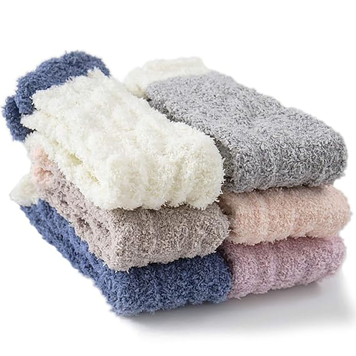 6/12 Pairs of Fuzzy Socks Soft - đánh giá và giá Christmas Stocking Hanging