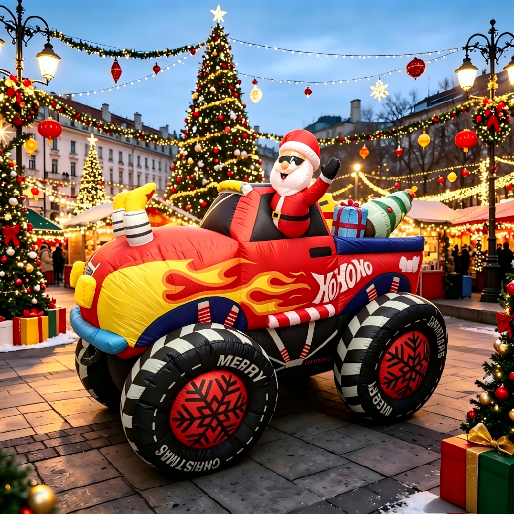 8 FT Christmas Inflatable Mons - đánh giá và giá Christmas Lights Outdoor