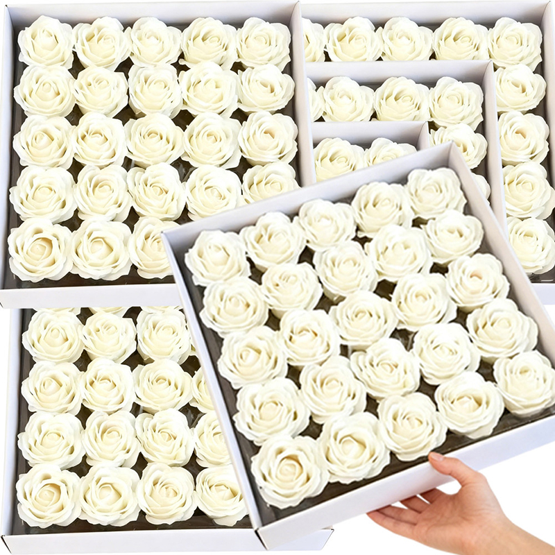 5/10Pcs Artificial Rose Soap F - đánh giá và giá Christmas Wreath Fake